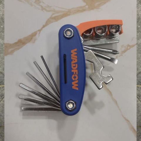 Bộ Dụng Cụ Đa Năng WADFOW WHK4516 16 Trong 1 - Hex Key, Tua Vít, Socket, Mỏ Lết 4-in-1, Tiện Lợi Cho Sửa Chữa Xe, Gia Đình, DIY