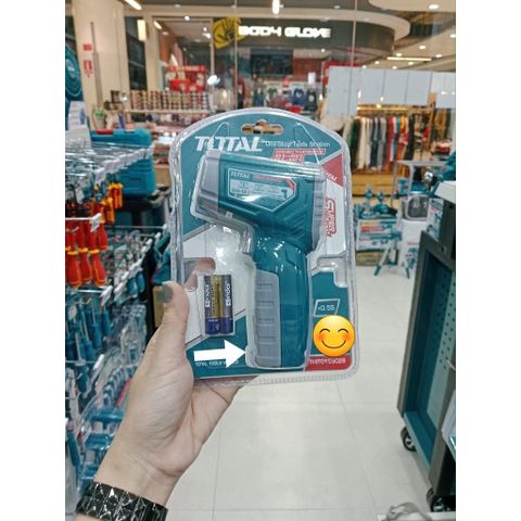 Máy Đo Nhiệt Độ Hồng Ngoại Total THIT0155028 - Đo Nhanh, Chính Xác, Không Tiếp Xúc - Phạm Vi Từ -50°C Đến 450°C, Tia Hồng Ngoại IR