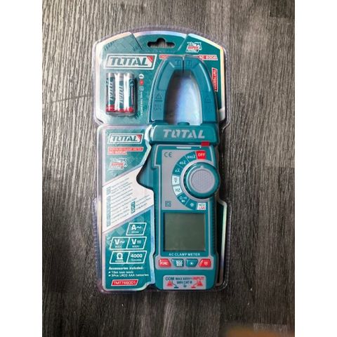 Kềm Đo Dòng AC Total TMT766001 - True RMS 4000 Counts, Đo Dòng Tối Đa 600A, Đèn Pin, Chức Năng Đo Đa Năng, Dụng Cụ Điện Công Nghiệp
