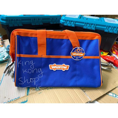 Túi đựng đồ nghề WADFOW 16 inch - Chất liệu Polyester 600D, khung cứng, tiện dụng cho thợ sửa chữa và DIY