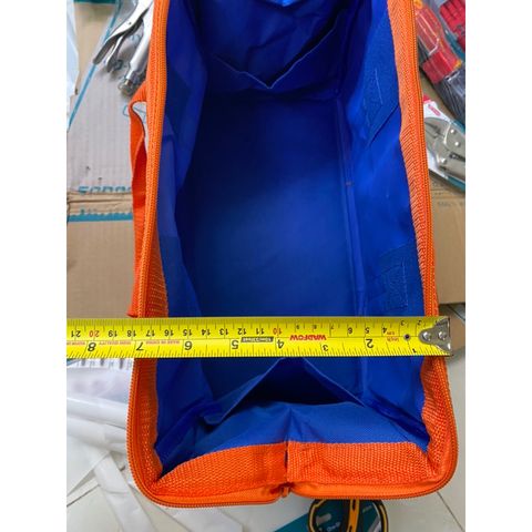 Túi đựng đồ nghề WADFOW 16 inch - Chất liệu Polyester 600D, khung cứng, tiện dụng cho thợ sửa chữa và DIY