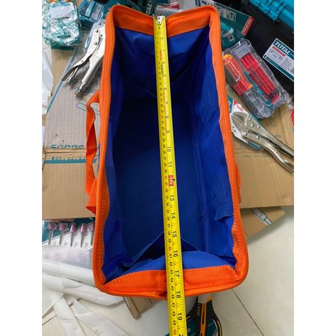 Túi đựng đồ nghề WADFOW 16 inch - Chất liệu Polyester 600D, khung cứng, tiện dụng cho thợ sửa chữa và DIY