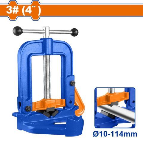 Ê Tô Kẹp Ống 4 Inch WADFOW WGTQ1204 - Gang Đúc Chắc Chắn, Dùng Cho Sửa Chữa Ống Nước & Cơ Khí, Thiết Kế Bền Bỉ, Chính Hãng