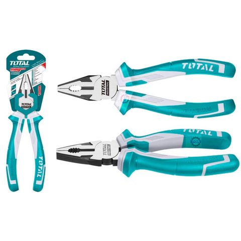 Kìm Răng 8 Inch Thép Cr-V TOTAL THT210806 - Dụng Cụ Tiện Ích Chất Lượng Cao và Độ Bền Tối Ưu