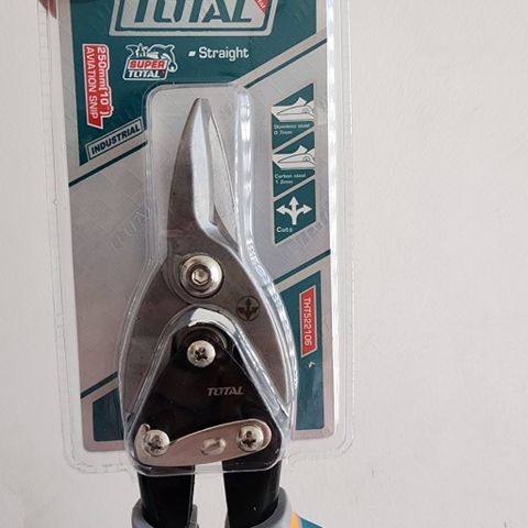 Kéo Cắt Tôn Thẳng TOTAL THT522106 - Công Cụ Tiện Ích 250mm (10 inch) cho Dự Án Xây Dựng và Thủ Công
