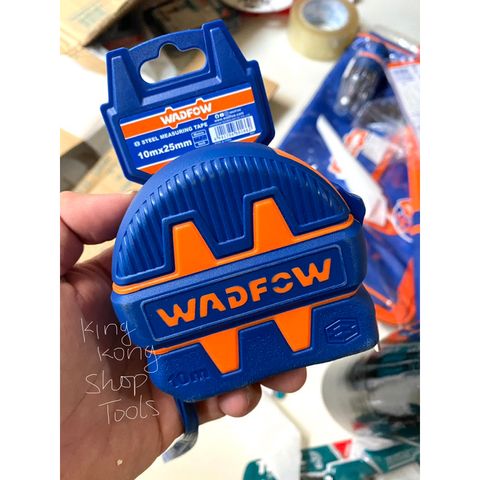 Thước Kéo Thép 10 Mét WADFOW WMT1250 - Thiết Kế Độc Nhất, Đo Mét và Inch, Dụng Cụ Tiện Ích cho Công Trình