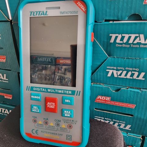 Đồng Hồ Đo Điện Vạn Năng Total TMT475052 - Màn Hình Màu True RMS, Đo AC/DC, NCV, Tụ Điện, Chức Năng Đa Năng cho Thợ Điện và DIY