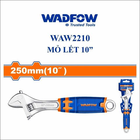 Mỏ Lết 10 Inch Cao Su Mềm WADFOW WAW2210 - Dụng Cụ Làm Việc Chất Lượng, Thiết Kế Độc Đáo, Kẹp 0-35mm