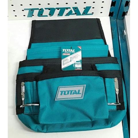 Túi Đựng Đồ Nghề Đeo Thắt Lưng TOTAL THT16P1011 - Chất Liệu 600D Polyester, 10 Túi Nhỏ Tiện Dụng, Không Kèm Đồ Nghề