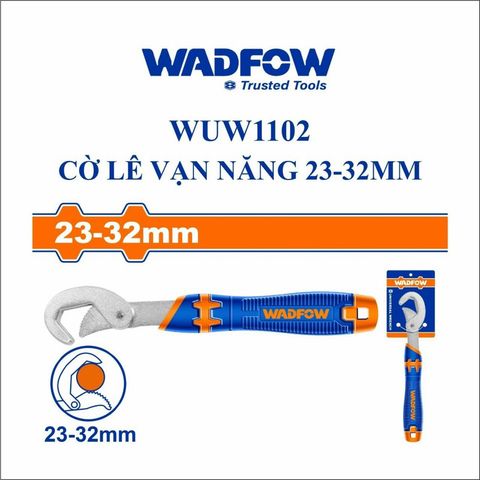 Mỏ Lết Đa Năng 32mm WADFOW WUW1102 - Cờ Lê Mạ Crom Chất Lượng Cao, Tay Cầm Tiện Dụng, Dụng Cụ Hỗ Trợ Cơ Khí
