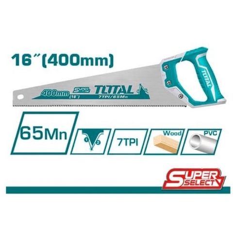 Cưa lá liễu 16 inch TOTAL THT55400 - Dụng cụ tiện ích chuyên dụng, chất lượng cao, bảo vệ răng cưa, giao hàng toàn quốc