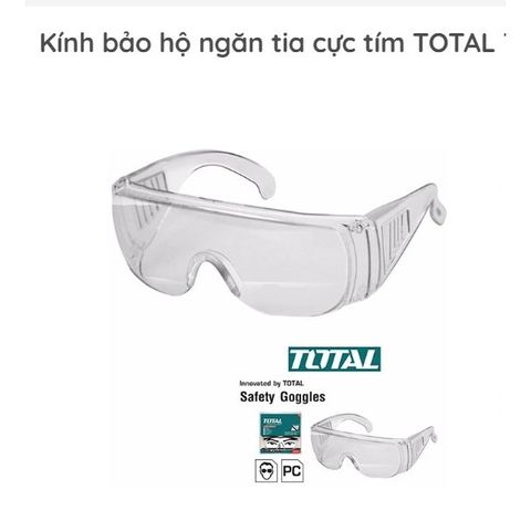 Kính bảo hộ chịu va đập TOTAL TSP304 - Kính chống tia UV, kính mát du lịch chính hãng, bảo vệ mắt hiệu quả