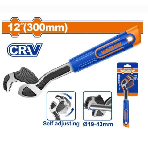 Cờ lê mở ống tự điều chỉnh 12 inch WADFOW WPW0A12 - Dụng cụ kẹp ống nước, dễ sử dụng cho thợ sửa chữa và DIY gia đình