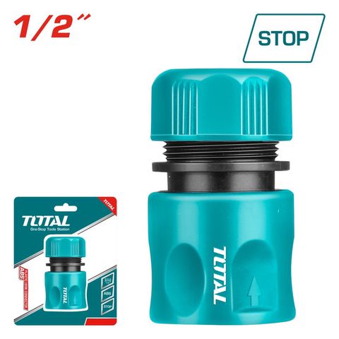 Khớp Nối Ống 1/2 Inch Có Van 1 Chiều TOTAL THHCS01121 - Dụng Cụ Tiện Ích Chất Lượng Cao, Bảo Hành Chính Hãng
