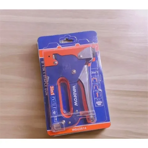 Kìm Bấm Ghim 3 Trong 1 WADFOW WGU2614 - Dụng Cụ Tiện Ích Điều Chỉnh Lực Bấm, Đinh Thẳng, Đinh U, Đinh Bê Tông