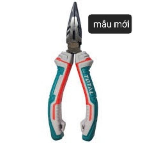Kìm mũi nhọn 6 inch TOTAL THT220606S - Dụng cụ chuyên dụng bằng thép CR-V chất lượng cao, tiết kiệm sức mạnh tối ưu