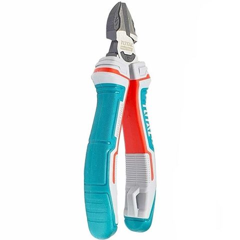 Kìm cắt 7 inch cao cấp TOTAL THT230706S - Dụng cụ cắt thép CR-V trợ lực 30% - Thiết bị tiện ích chất lượng cao