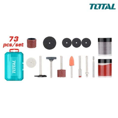 Bộ 73 Linh Kiện Đa Năng cho Máy Mài Khuôn Mini TOTAL TAKMG7072 - Phụ Kiện Chất Lượng Cao cho Hàng Nghề Mài và Chế Tác