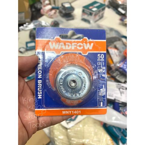 Chén Cước Nylon 50mm WADFOW WNY1401 - Dụng Cụ Làm Nhám, Tẩy Cặn Cho Kim Loại, Gỗ, Thép, Chất Lượng Cao