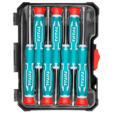 Bộ Tua Vít Chính Xác TOTAL THT250826 - 8 Chi Tiết Đa Năng Sửa Điện Tử, Laptop, Đồng Hồ - Công Cụ Chính Hãng Total Tools