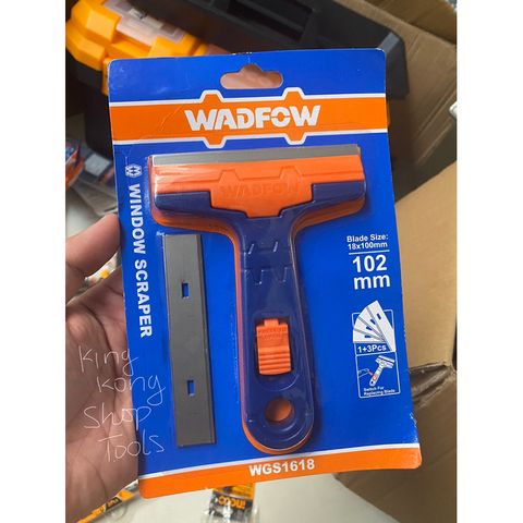 Dụng cụ vệ sinh kính WADFOW WGS1618 kèm 3 lưỡi - Đồ gia dụng nhà bếp chính hãng, tiện lợi, dễ sử dụng