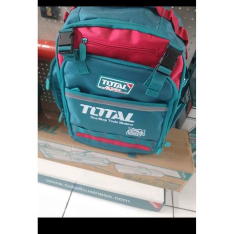 Ba lô đựng công cụ TOTAL THBP02025 - Chất liệu polyester oxford 600D, kích thước lớn, tiện lợi cho thợ sửa chữa, làm đồ nghề.