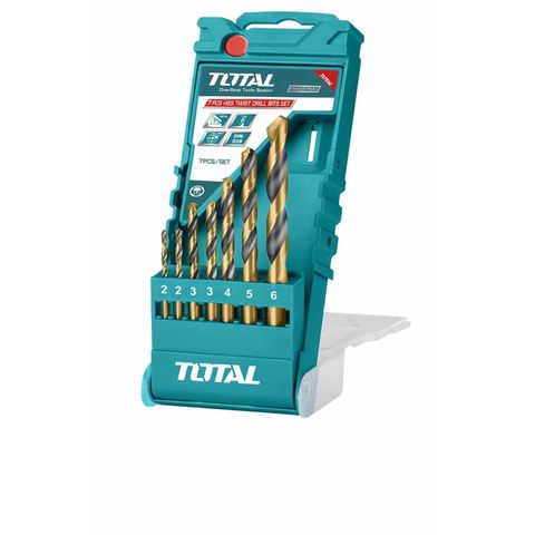 Bộ 7 Mũi Khoan Kim Loại TOTAL TACSD0075 - Dụng Cụ Tiện Ích Chất Lượng Cao cho Người Thợ Nhu Cầu Sửa Chữa