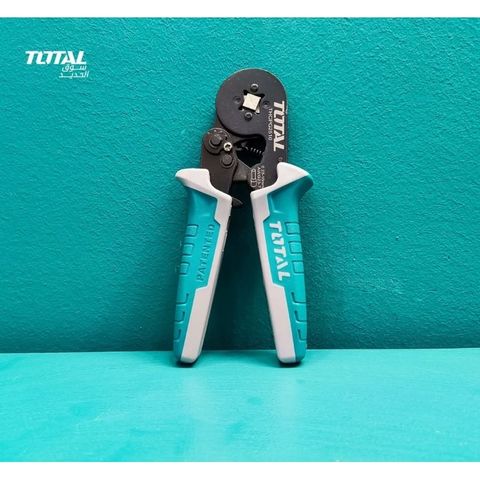 Kìm Bấm Cos Vuông TOTAL THCPG2510 - Dụng Cụ 6 Inch Chất Lượng, Điều Chỉnh Lực Ép, Thích Hợp Dây AWG 23-7