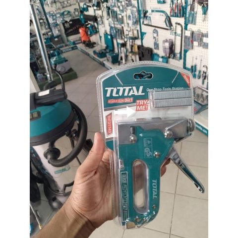 Kềm Bấm Ghim 3 Trong 1 TOTAL THT31143 - Dụng Cụ Văn Phòng Tiện Ích Cho Sản Xuất Vải Bọc, Nội Thất, Xây Dựng