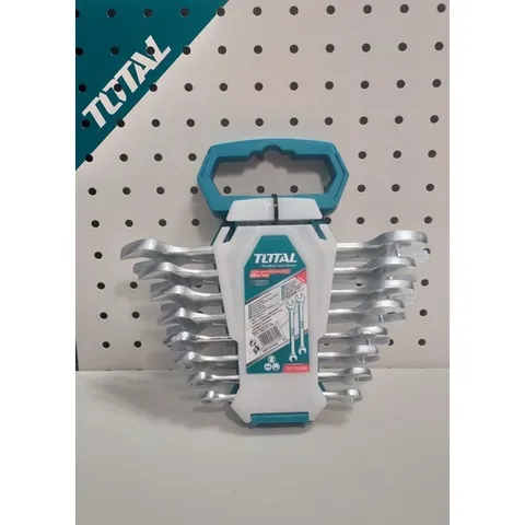Bộ 8 Cờ Lê Hai Miệng TOTAL THT102386 - Dụng Cụ Cầm Tay Chất Lượng Cao, Kích Thước 6-22mm, Tiện Ích Cho Thợ Sữa Chữa