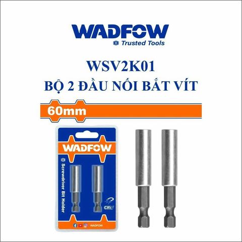 Bộ 2 Đầu Gắn Vít Có Nam Châm WADFOW WSV2K01 - Dụng Cụ Tiện Ích Thép Chắc Chắn 60mm, Phụ Kiện Tối Ưu Cho Tủ Đồ Nghề