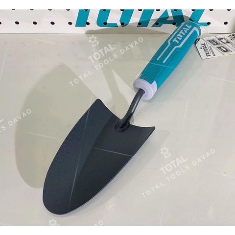 Cây xẻng xúc đất làm vườn TOTAL 340mm - Dụng cụ tiện ích cho vườn, tay cầm thiết kế độc đáo, chất liệu thép carbon chắc chắn