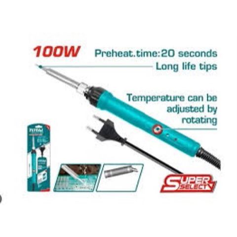 (AT8) Mỏ hàn chì 100W (có nút chỉnh) TOTAL TET1100831