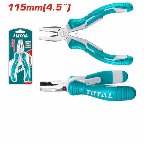 Kìm Răng Mini TOTAL THTMN156 - Dụng Cụ Tiện Ích Chống Gỉ, Kích Thước 115mm, Tay Cầm Đẹp Mắt, Thương Hiệu Uy Tín