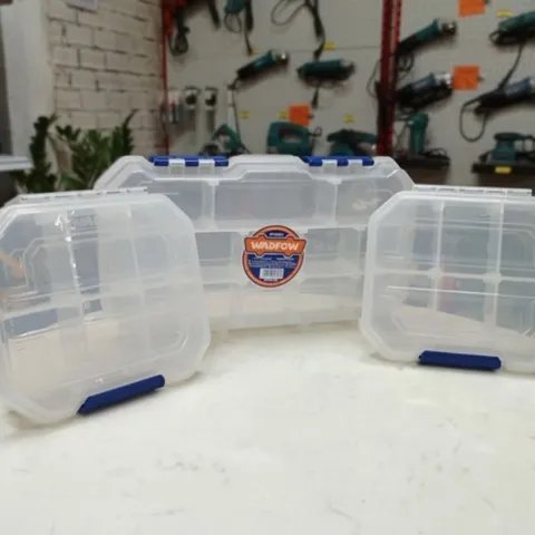 Bộ 3 Hộp Đựng Linh Kiện Nhựa Trong Suốt WADFOW - Hộp Tiện Ích Cho Tủ WTB8346, Chất Liệu PPM, Kích Thước Đa Dạng
