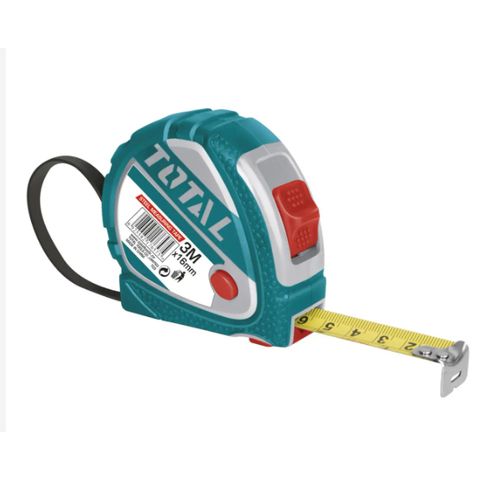 Thước Kéo Thép TOTAL TMT126031 3 Mét - Dụng Cụ Đo Thân Thiện với Người Dùng, Độ Chính Xác Cao