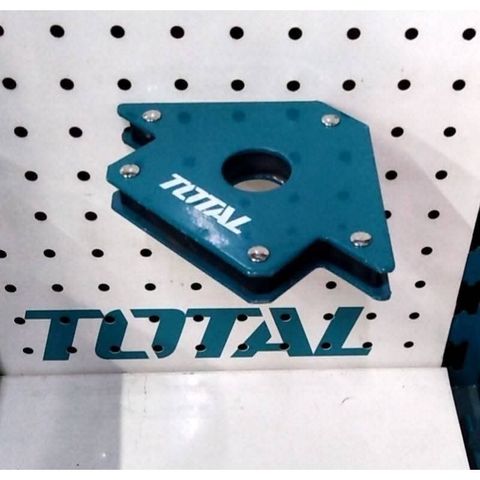 Ke góc nam châm hàn Total TAMWH50042 - Dụng cụ tiện ích 24kg, lực kéo 50 LBS, kích thước 4 inch, góc 45°, 90°, 135°