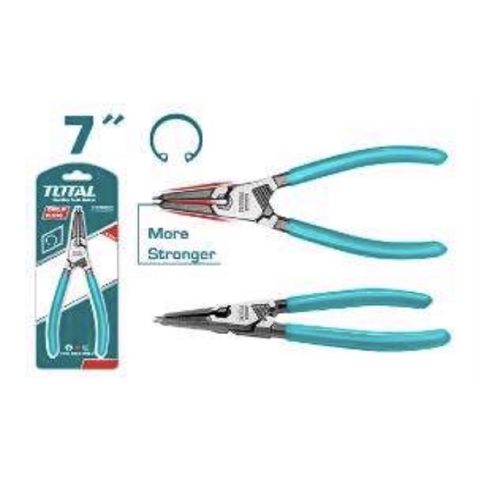 Kìm 7 inch TOTAL THTJ21803 - Dụng cụ mở phe trong với mũi thẳng, chất lượng cao, tiện dụng cho thợ sửa chữa và DIY.