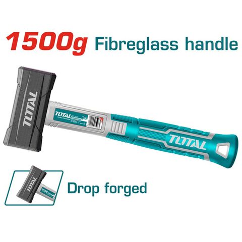 Búa Tạ 1.5Kg Total THTSTH15006 - Đầu Búa Thiết Kế Độc Đáo, Thép Carbon 45#, Dụng Cụ Tiện Ích Chuyên Nghiệp