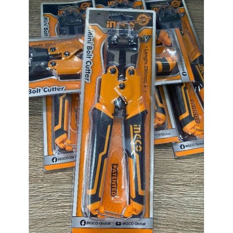 Kìm Cộng Lực Mini Ingco HMBC0808 8 Inch - Thép Cr-V Bền Bỉ, Tay Cầm 2 Màu và Chốt Khóa Tiện Dụng cho Sửa Chữa và Lắp Đặt