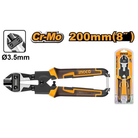 Kìm Cộng Lực Mini Ingco HMBC0808 8 Inch - Thép Cr-V Bền Bỉ, Tay Cầm 2 Màu và Chốt Khóa Tiện Dụng cho Sửa Chữa và Lắp Đặt