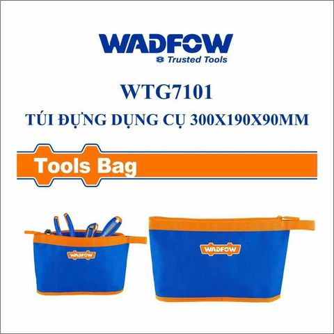 Túi đựng dụng cụ đa năng WTG7101 300x190mm - Chất liệu Polyester 600D cho thiết bị tiện ích, hoàn hảo cho mọi công việc