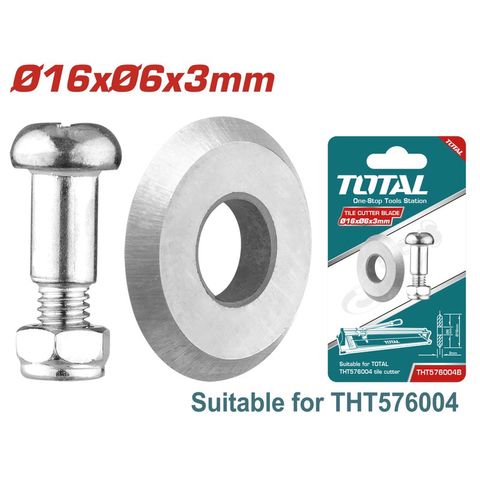 Lưỡi D Đồng Xu TOTAL THT576004B - Dụng Cụ Cắt Gạch Đẩy Tay Chất Lượng Cao, Phụ Kiện Thiết Bị Tiện Ích