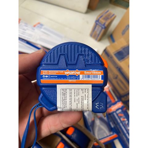 Thước Kéo Thép 5m x 19mm Hệ Mét và Inch WADFOW WMT4320 - Dụng Cụ Tiện Ích Chất Lượng Cao, Giá Hợp Lý