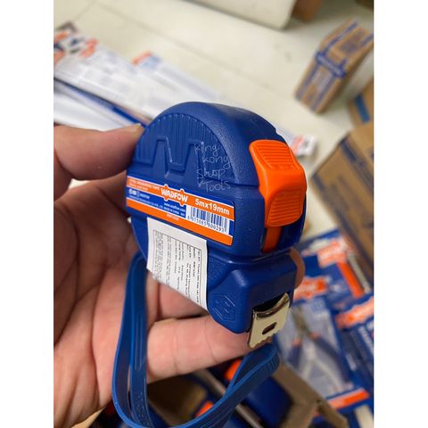 Thước Kéo Thép 5m x 19mm Hệ Mét và Inch WADFOW WMT4320 - Dụng Cụ Tiện Ích Chất Lượng Cao, Giá Hợp Lý