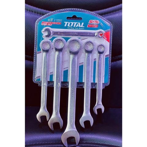 Bộ 6 Cờ Lê Vòng Miệng 8-17mm Total THT102266 - Dụng Cụ Tháo Lắp Tiện Lợi, Hỗ Trợ Công Việc Sửa Chữa Kỹ Thuật Tại Nhà