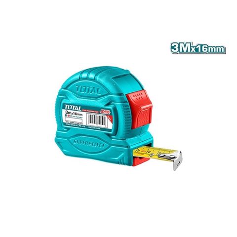 (at8) 3Mét Thước kéo (hệ inch và mét song song) dòng siêu rẻ TOTAL TMT34316