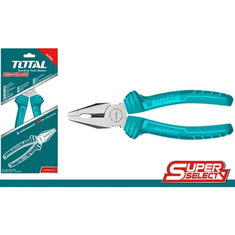 Kìm răng 7 inch TOTAL THT110712 - Dụng cụ tiện ích giá rẻ, đầu kềm chống rỉ, tay cầm chắc chắn, phù hợp cho sửa chữa và DIY.