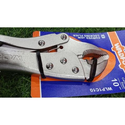Kìm Bấm Chết 10 Inch Miệng Cong WADFOW WLP1C10 - Dụng Cụ Tiện Ích Thép Cacbon Chất Lượng Cao, Phạm Vi Mở 0-45mm