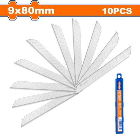 Hộp 10 lưỡi dao rọc giấy mini 9x80mm WADFOW WMK1K09 - Dụng cụ tiện ích cho văn phòng và sáng tạo nghệ thuật